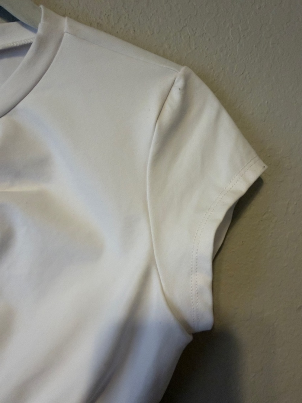 Susana Monaco White Ruched Crop Top - Picture 4 of 6